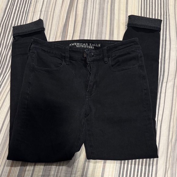 American Eagle Outfitters Black Skinny Jeans - Picture 2 of 4